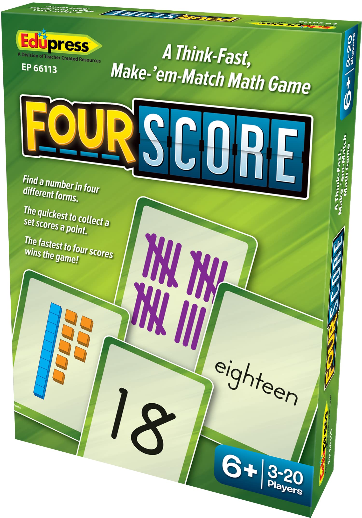 Foto 2 pulgar | Recursos Creados Por Un Profesor De Juegos De Cartas Four Score Durante Más De 6 Años - Venta Internacional.
