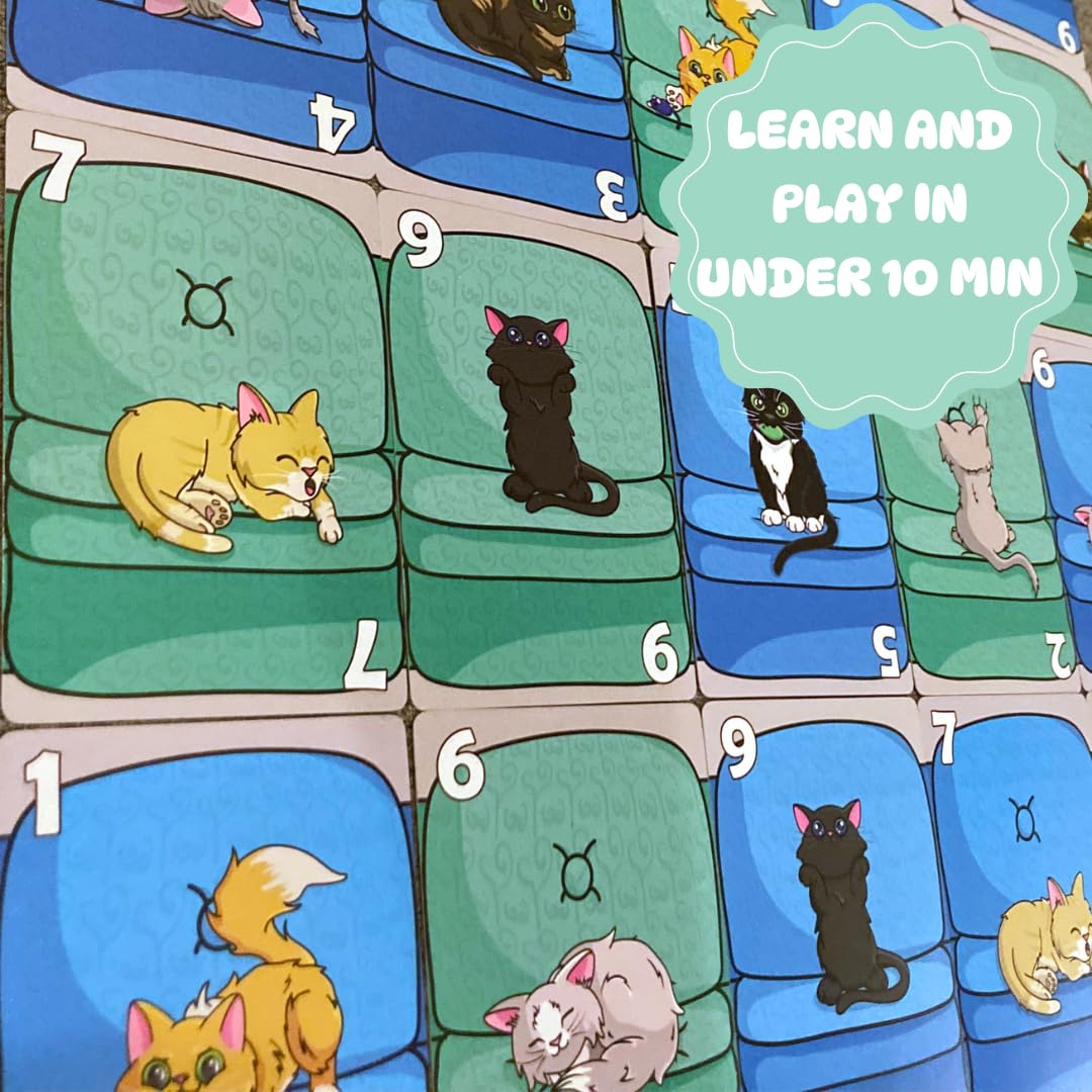 Foto 5 pulgar | Juego De Cartas The Dusty Tophat Couch Kittens Para Amantes De Los Gatos - Venta Internacional.