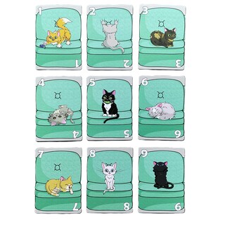 Foto 7 | Juego De Cartas The Dusty Tophat Couch Kittens Para Amantes De Los Gatos - Venta Internacional.