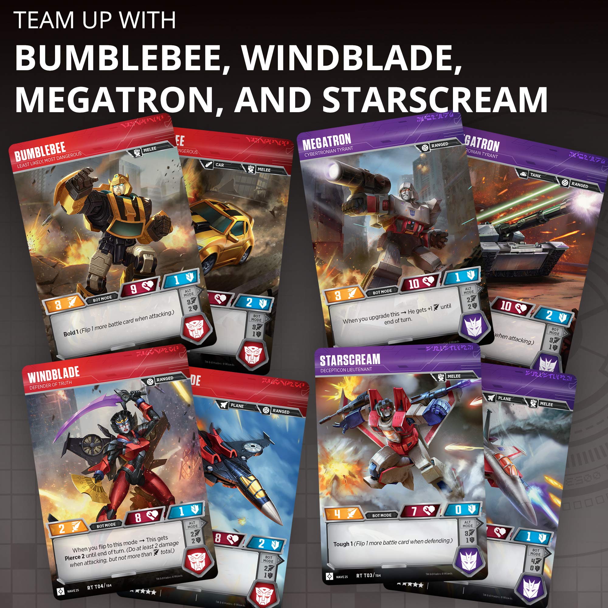 Foto 3 pulgar | Transformers Tcg Bumblebee Contra Set De Inicio Megatron Para 2 Jugadores - Venta Internacional.
