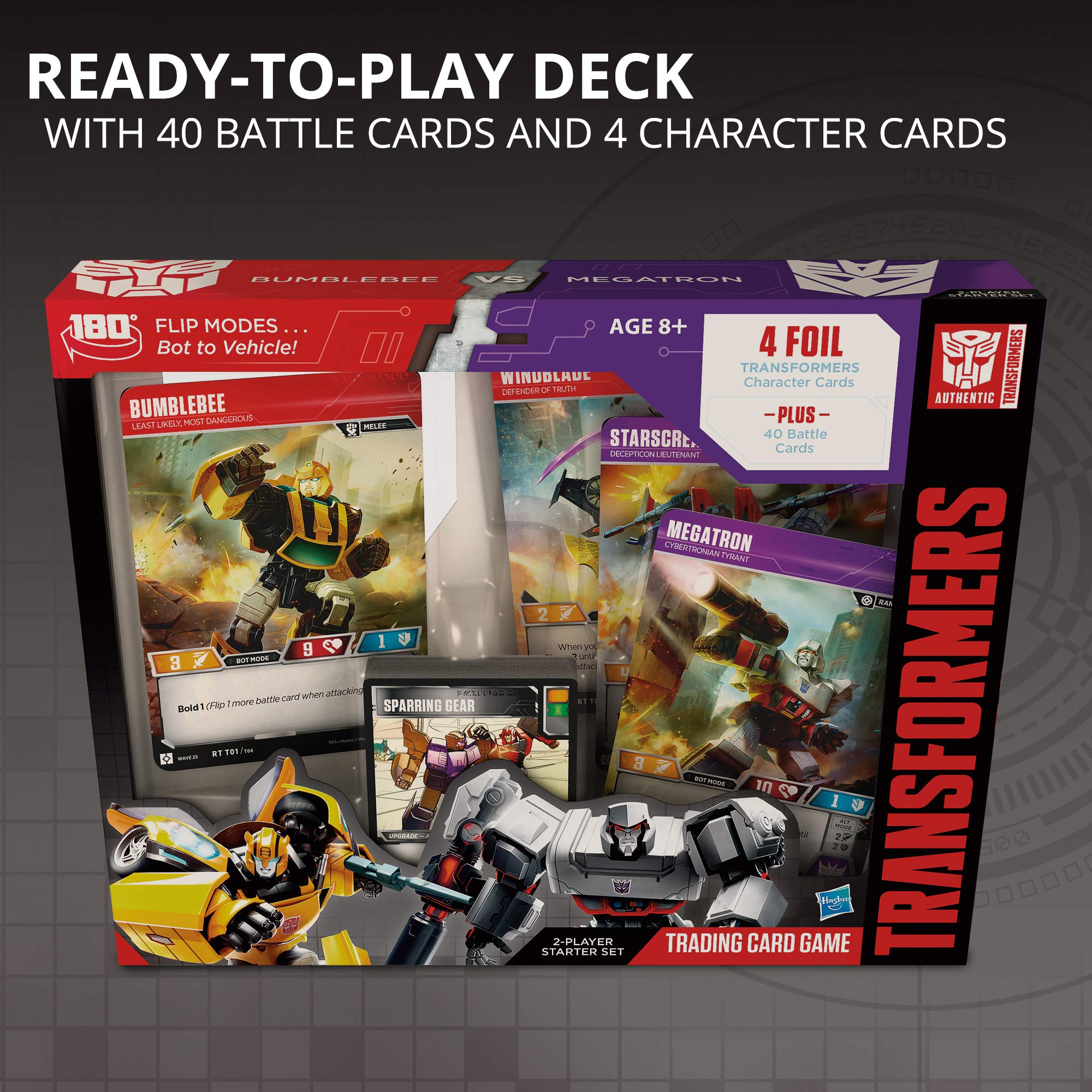 Foto 5 pulgar | Transformers Tcg Bumblebee Contra Set De Inicio Megatron Para 2 Jugadores - Venta Internacional.