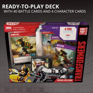 Foto 4 | Transformers Tcg Bumblebee Contra Set De Inicio Megatron Para 2 Jugadores - Venta Internacional.