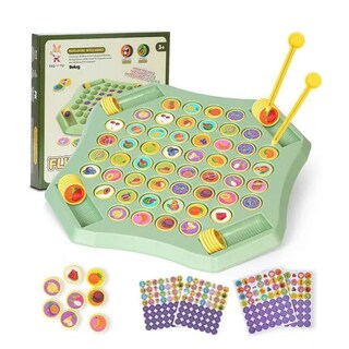 Foto 1 | Juegos De Mesa Belug Niños Encuentra El Mismo Patrón-animal+fruta Verde