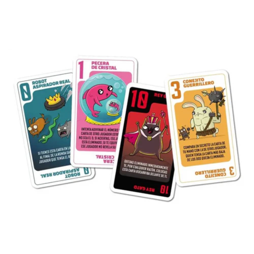 Foto 4 pulgar | Juego De Mesa Power Hungry Pets | Exploding Kittens | Original En Español | Cartas Estratégicas | Edad 7+ | 2-5 Jugad