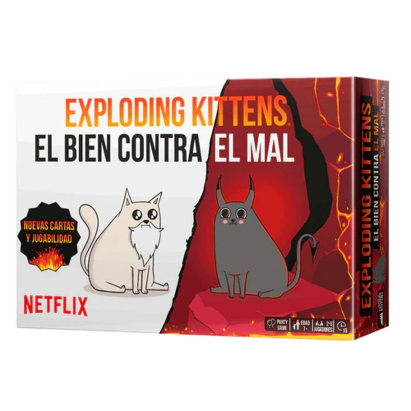 Foto 2 pulgar | Juego de Mesa Exploding Kittens: El Bien contra el Mal en Español