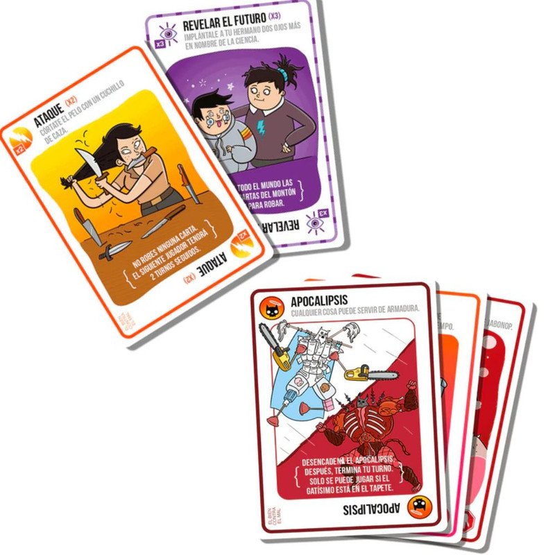 Foto 3 pulgar | Juego de Mesa Exploding Kittens: El Bien contra el Mal en Español