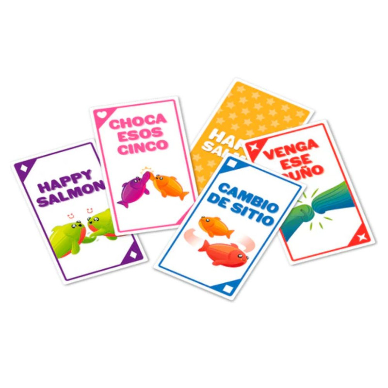 Foto 3 pulgar | Juego de Mesa Happy Salmon Exploding Kittens en Español