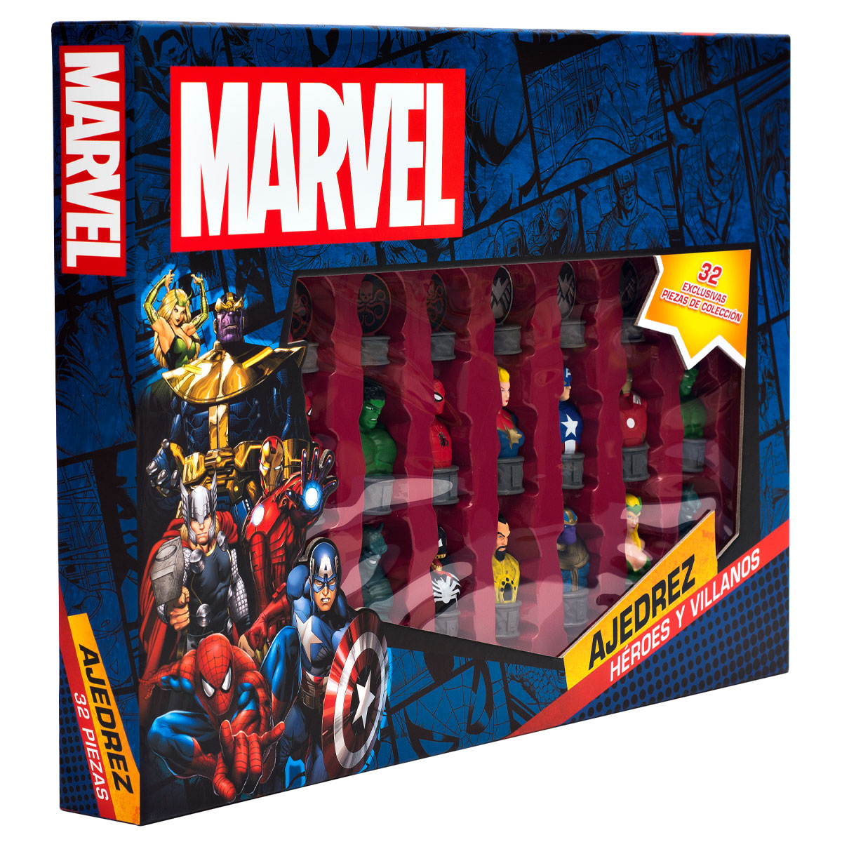 Foto 2 | Ajedrez Coleccionable de Marvel Novelty Multicolor