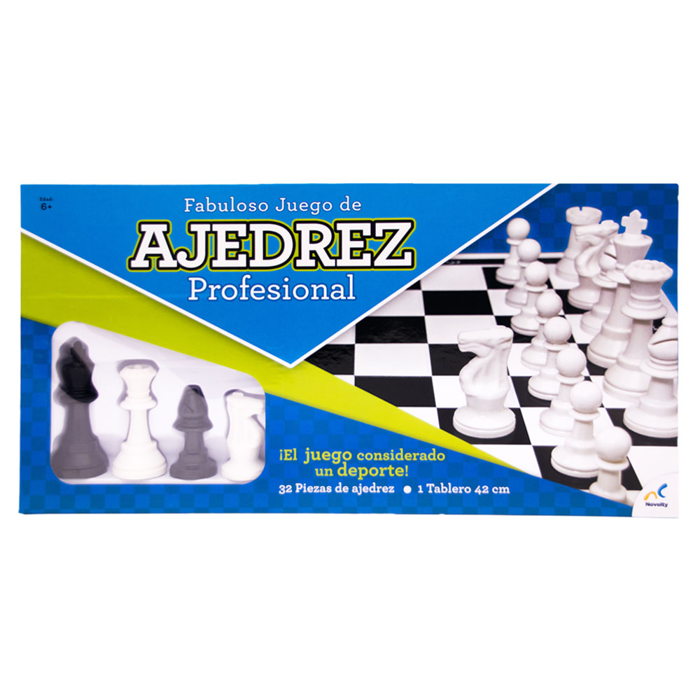 Foto 1 | Ajedrez Profesional Novelty Multicolor