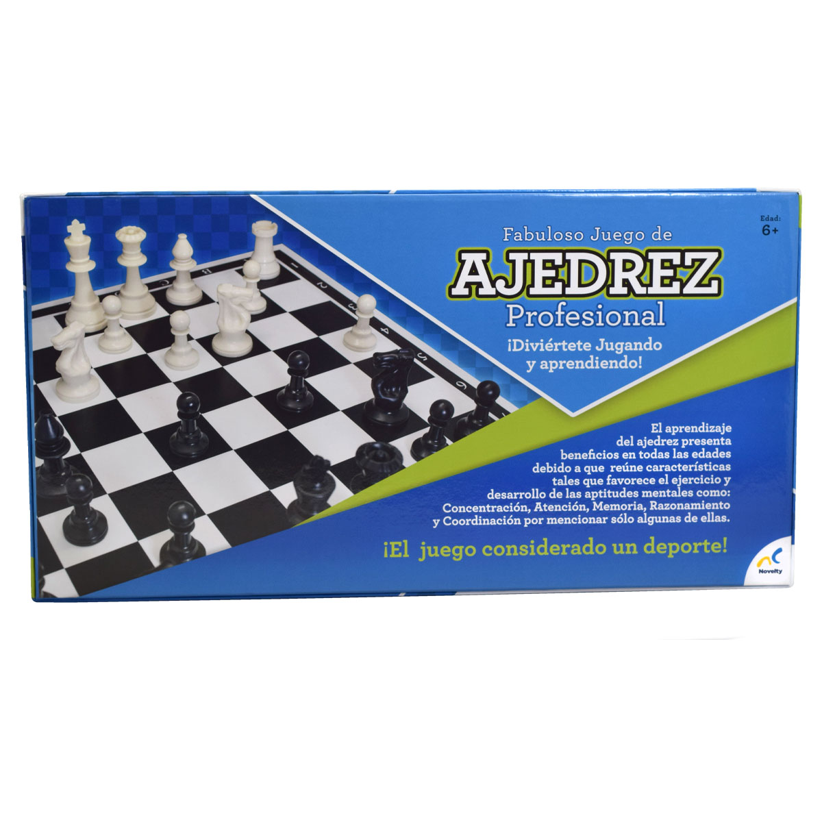 Foto 4 | Ajedrez Profesional Novelty Multicolor