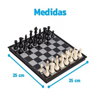 Foto 3 | Ajedrez Profesional Y Magnético Belug color Blanco con Negro