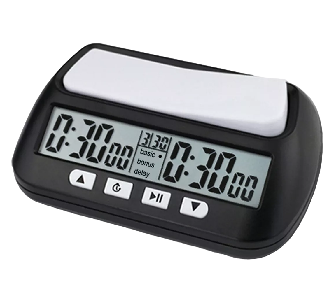 Reloj De Ajedrez Profesional Temporizador Digital Negro