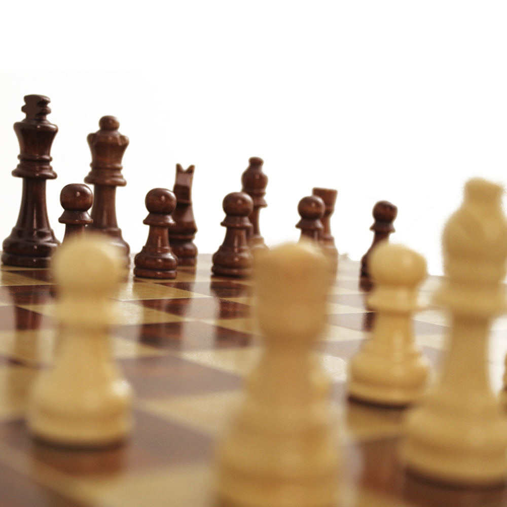 Foto 3 | Chess Set 3 En 1 Natural 45x45 Bc