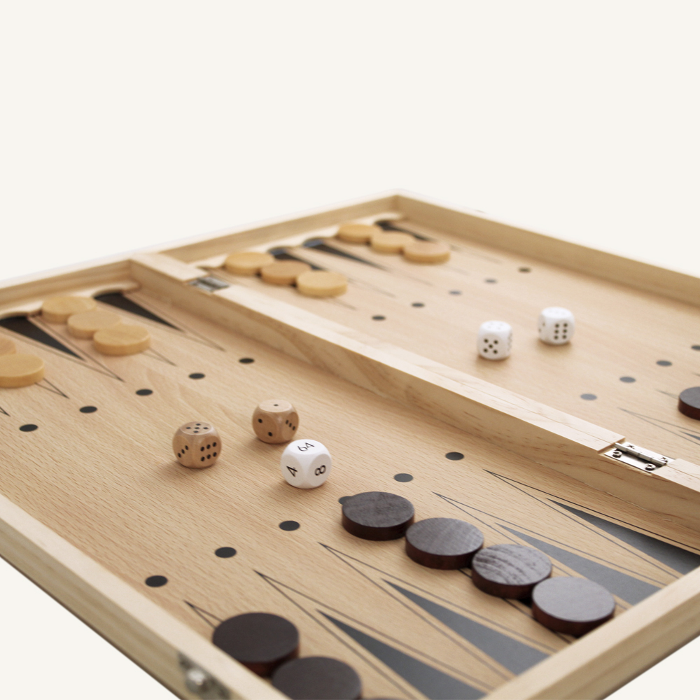 Foto 7 pulgar | Chess Set 3 En 1 Natural 45x45 Bc