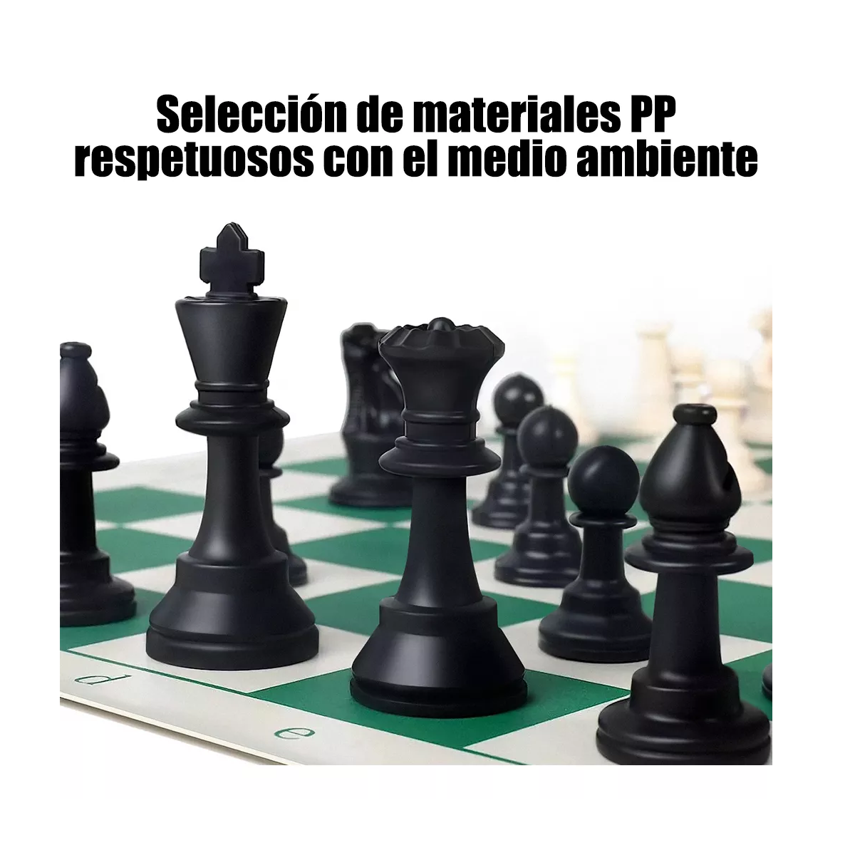 Foto 4 | Ajedrez Profesional Piezas Blancas Y Negras Eo Safe Imports Esi-17424 Negro