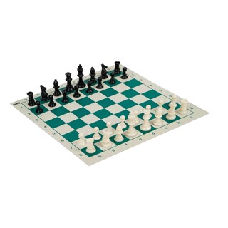 Foto 1 | Ajedrez Profesional Piezas Blancas Y Negras En Cubo, Belug Verde