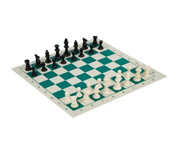 Foto 2 | Ajedrez Profesional Piezas Blancas Y Negras En Cubo, Verde