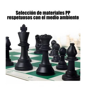 Foto 3 | Ajedrez Profesional Piezas Blancas Y Negras En Cubo, Verde