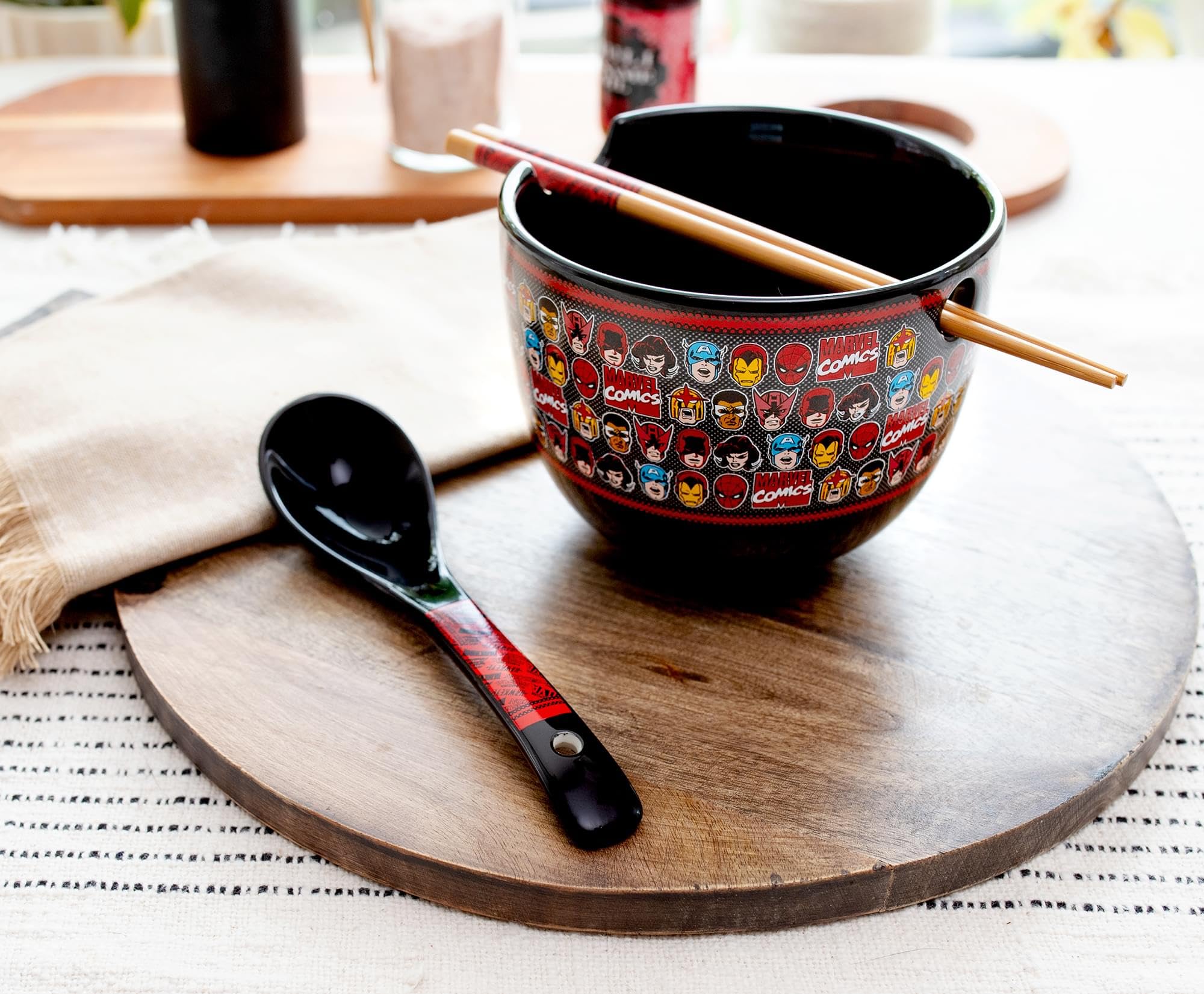 Foto 7 pulgar | Set De Vajilla Ramen De Cerámica Para Superhéroes De Marvel Comics - Venta Internacional.