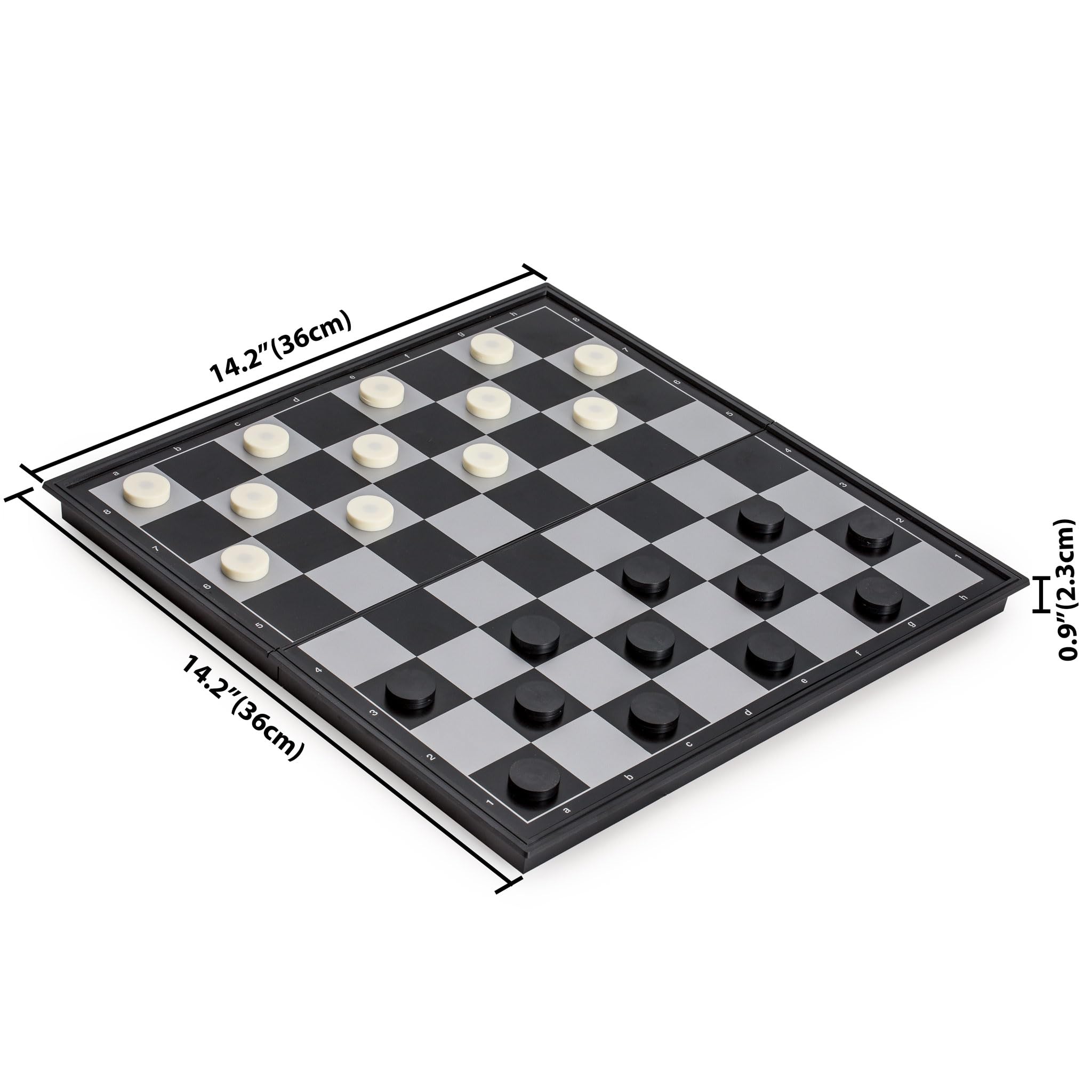 Foto 3 | Set De Juego De Mesa Yellow Mountain Imports Chess & Checkers - Venta Internacional.