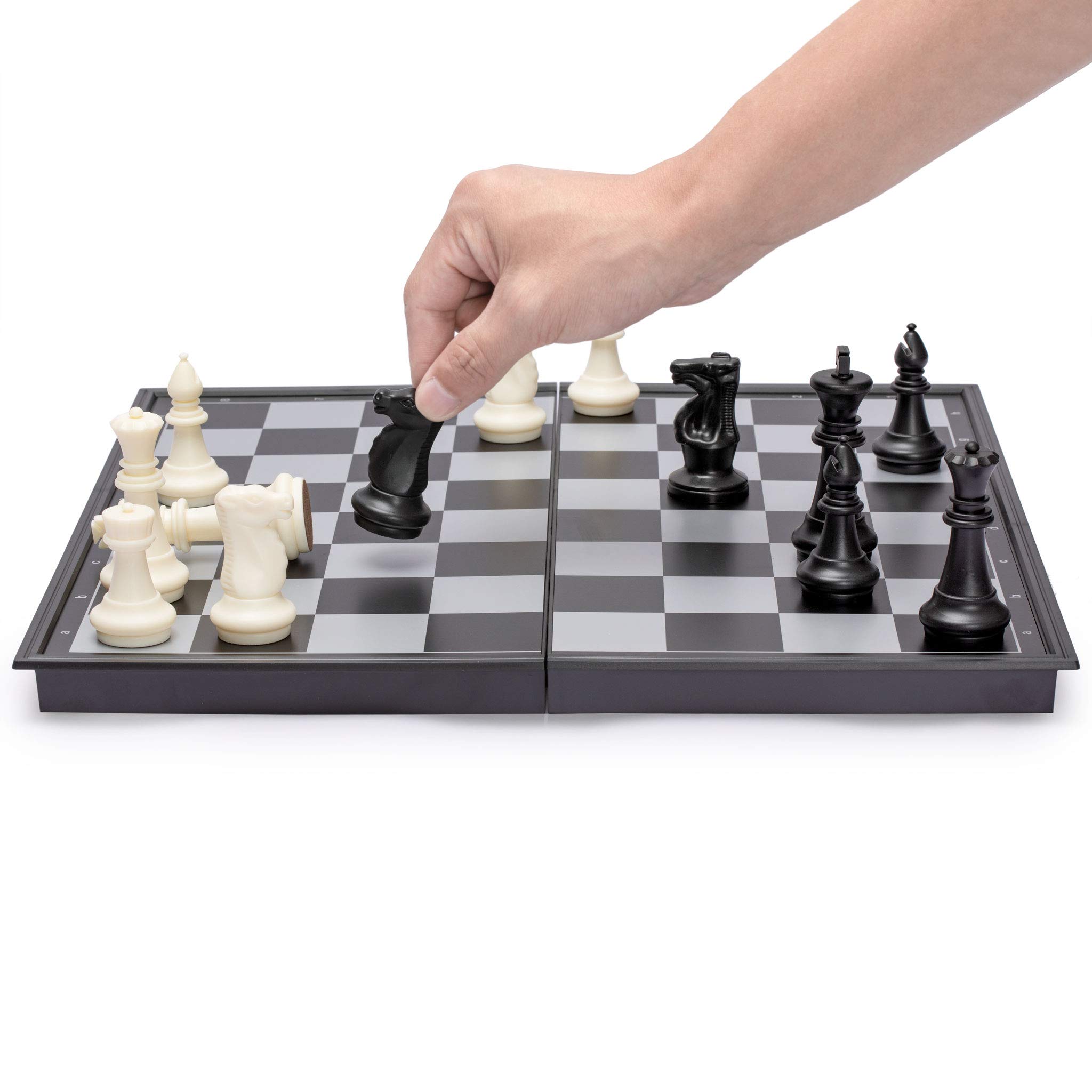 Foto 5 pulgar | Set De Juego De Mesa Yellow Mountain Imports Chess & Checkers - Venta Internacional.