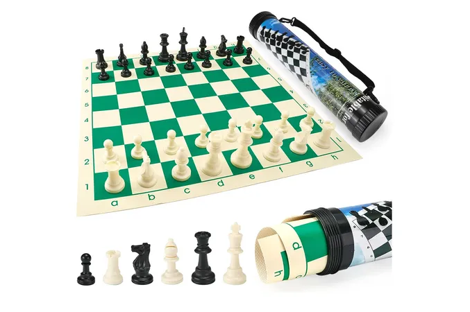 Foto 1 | Xtellar Ajedrez Profesional Magnético Y Plegable – Juego De Ajedrez Y Damas De 40cm