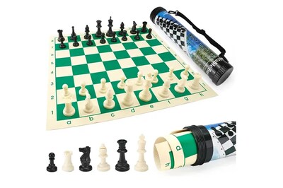 Foto 1 | Xtellar Ajedrez Profesional Magnético Y Plegable – Juego De Ajedrez Y Damas De 40cm