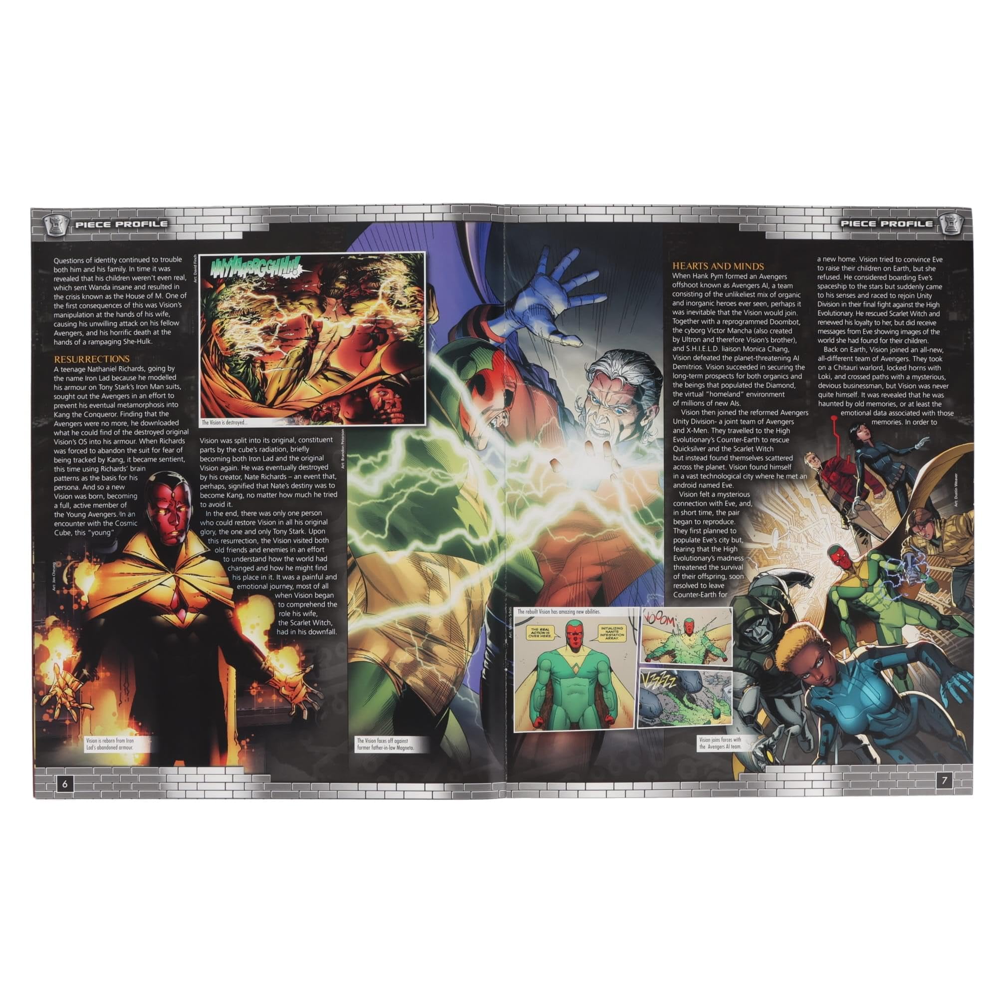 Foto 5 pulgar | Set De Ajedrez Eaglemoss Marvel Chess Collection Vision #23 - Venta Internacional.