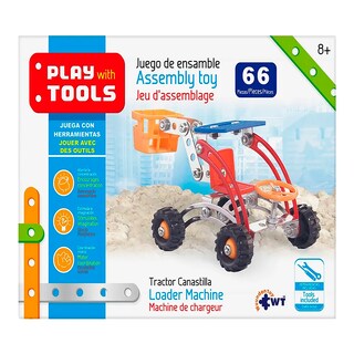 Foto 1 | Tractor Canastilla Wuundentoy Play With Tools Tamaño Chico