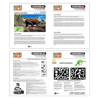 Foto 3 | Juego de Excavación Mediano Anquilosaurio