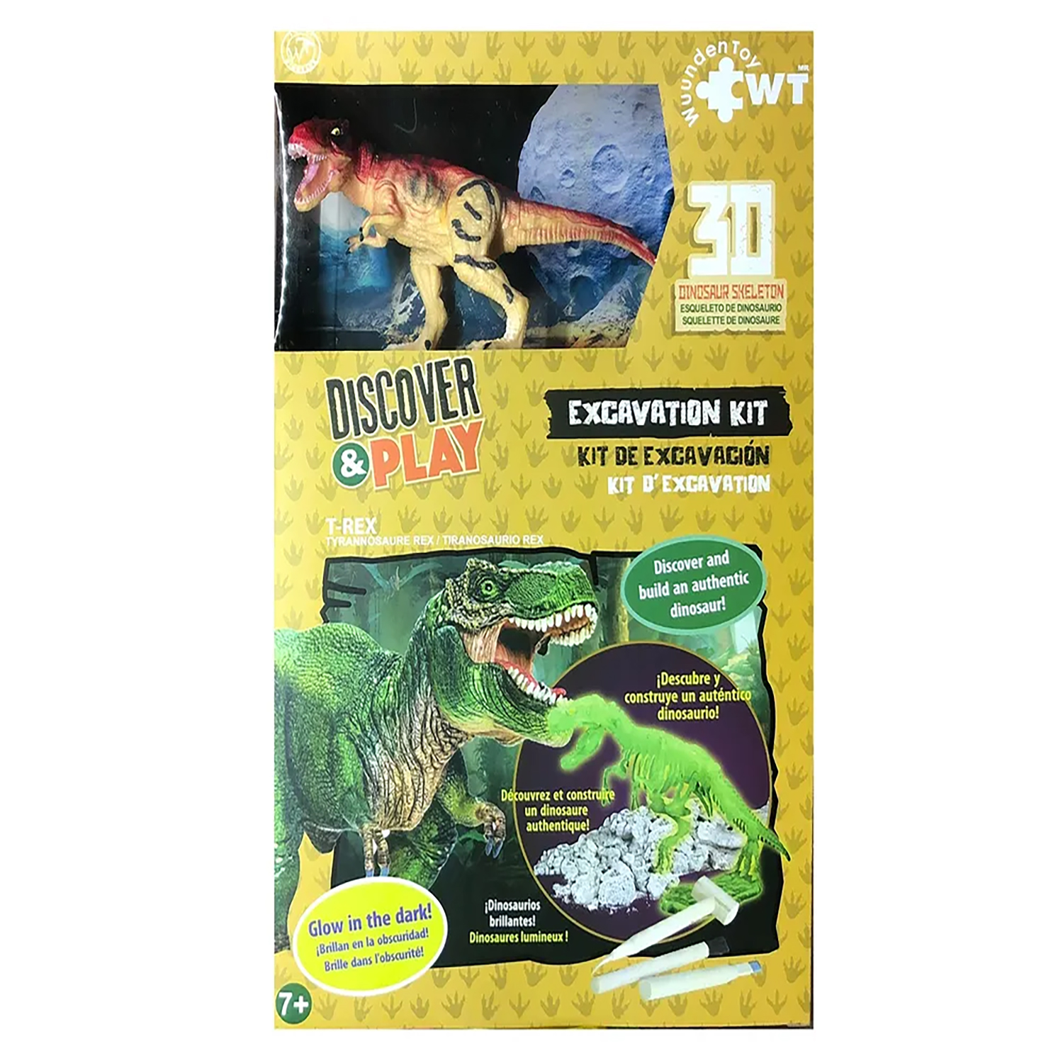 Foto 2 pulgar | Juego de Excavación T-rex Wuundentoy Grande