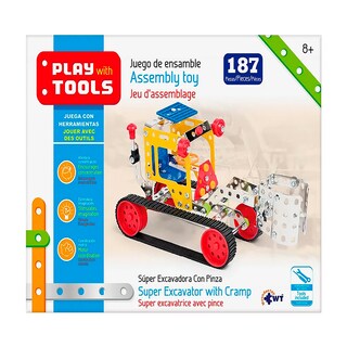 Foto 2 | Super Excavadora Grande Wuundentoy Mecano Play With Tools