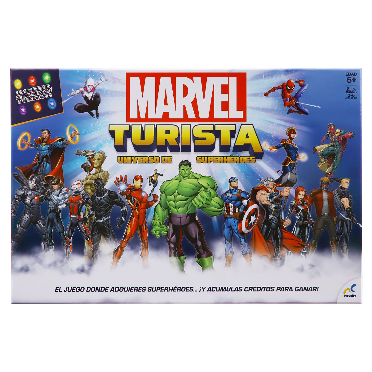 Foto 4 pulgar | Juego de Mesa Turista de Marvel Novelty