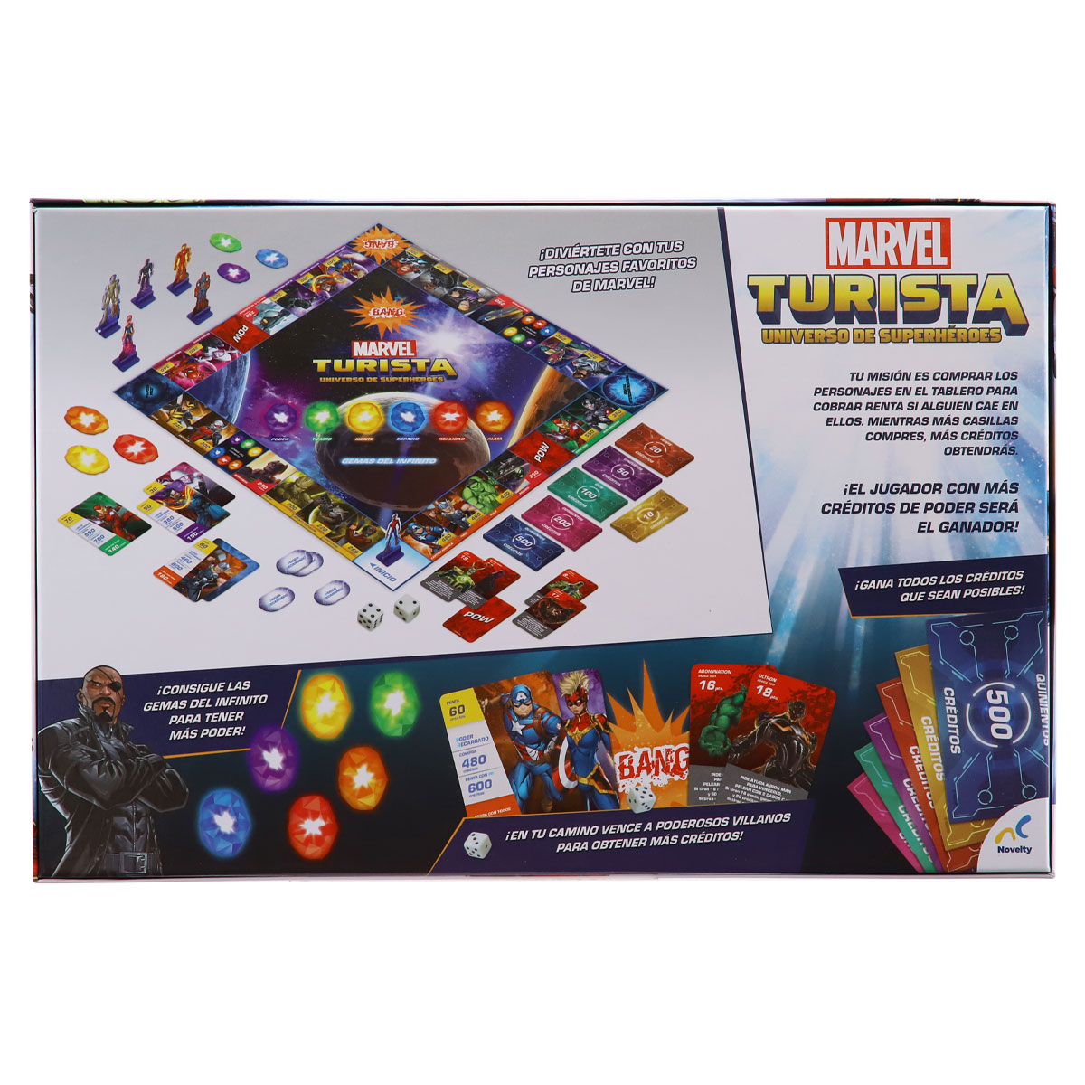 Foto 5 pulgar | Juego de Mesa Turista de Marvel Novelty