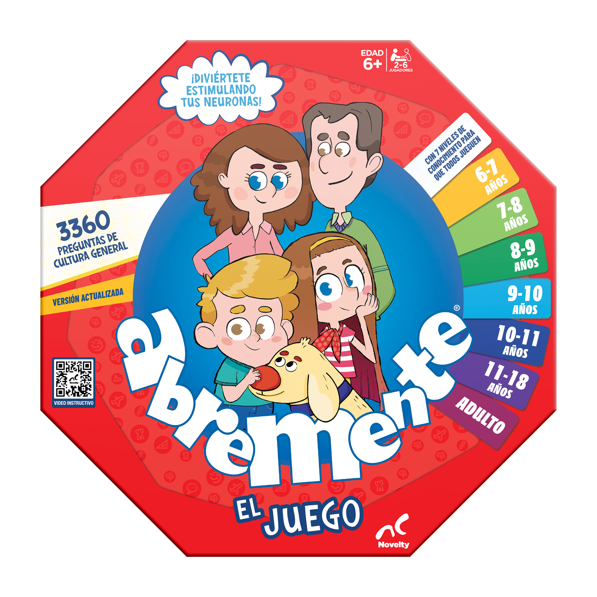 Foto 4 pulgar | Abremente Juego de Mesa para Niños Novelty