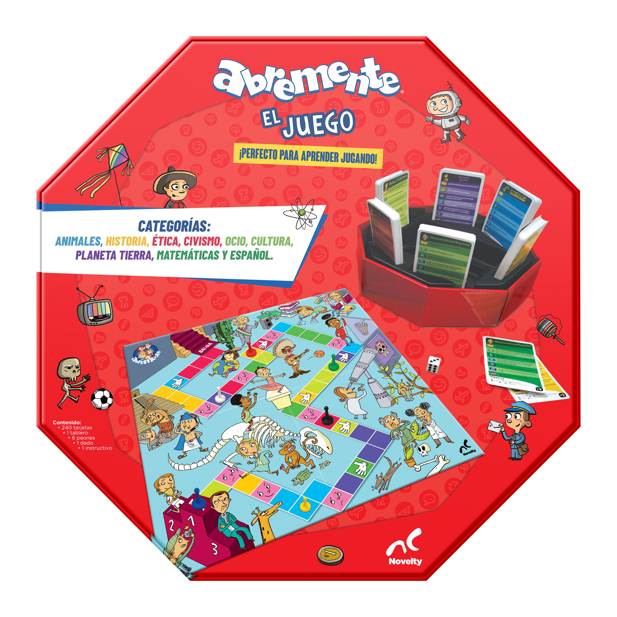 Foto 5 pulgar | Abremente Juego de Mesa para Niños Novelty