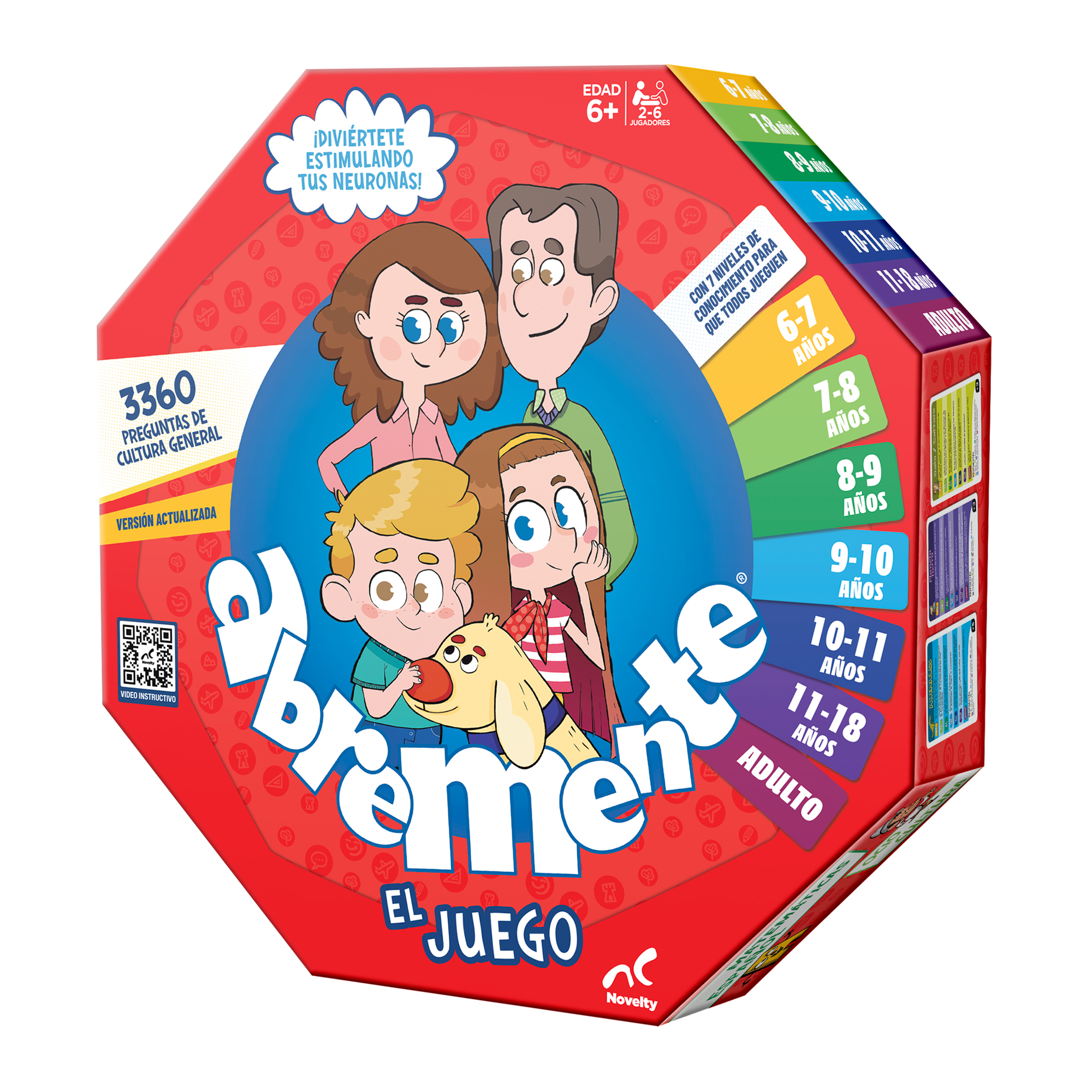 Foto 6 pulgar | Abremente Juego de Mesa para Niños Novelty