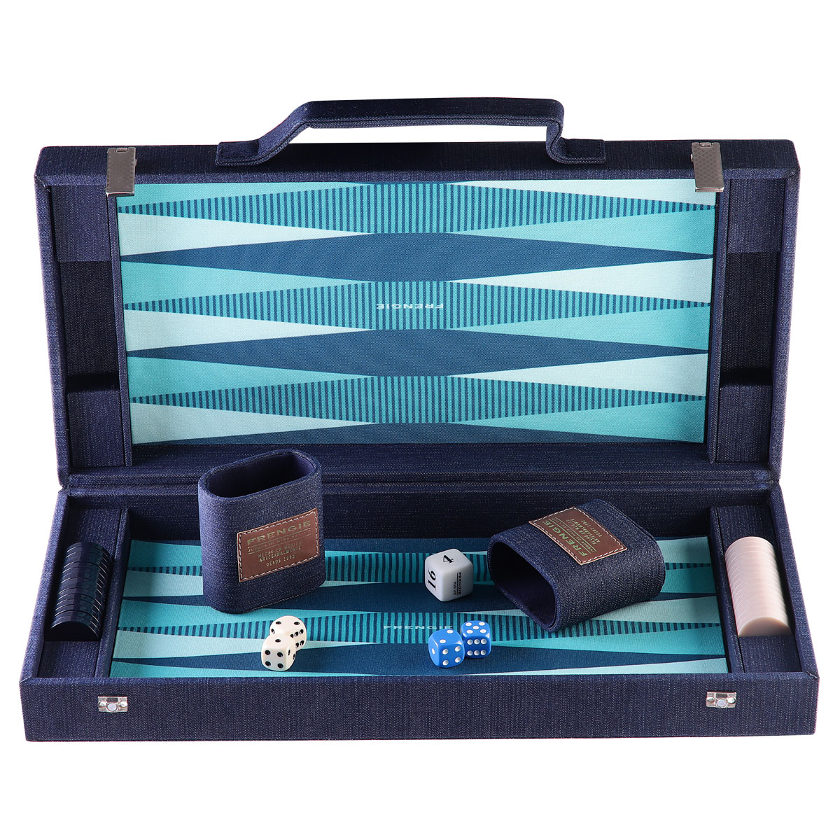 Backgammon Frengie Maletín Mediano de Mezclilla Novelty