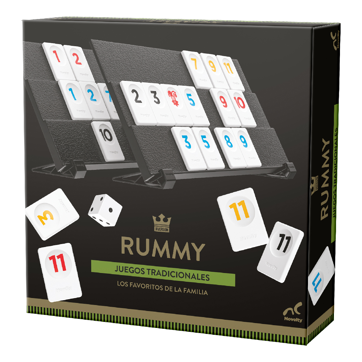 Foto 6 pulgar | Juego de Mesa en Familia Rummy Jumbo Novelty