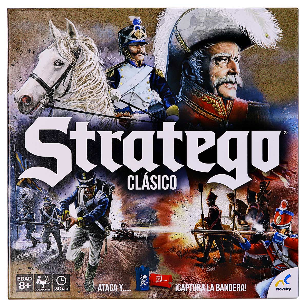 Foto 4 pulgar | Juego de Mesa Stratego Clásico de Novelty