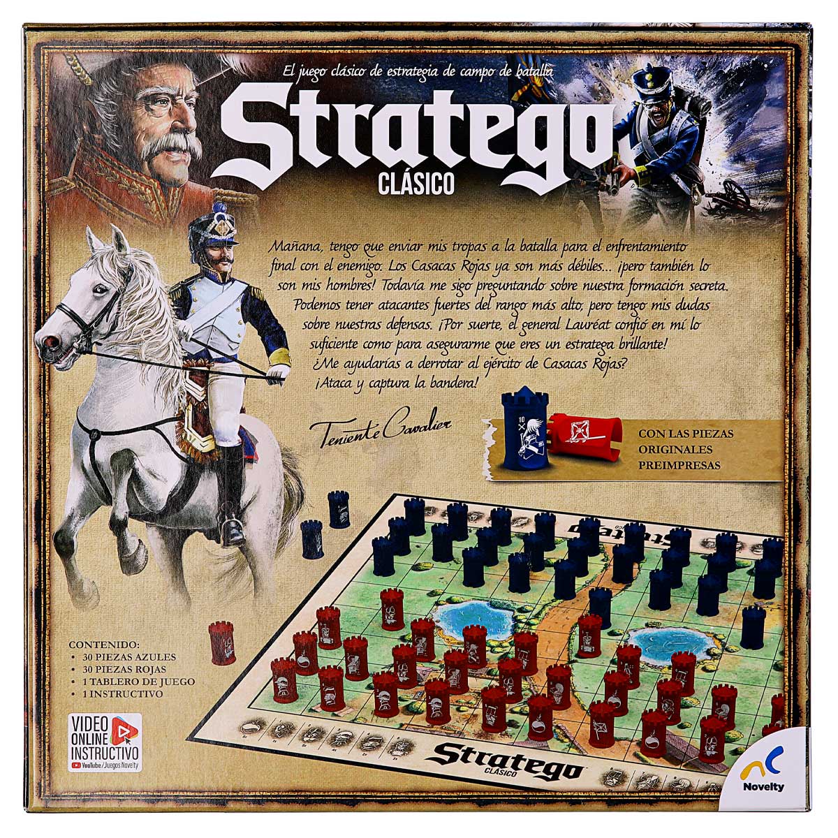 Foto 5 pulgar | Juego de Mesa Stratego Clásico de Novelty