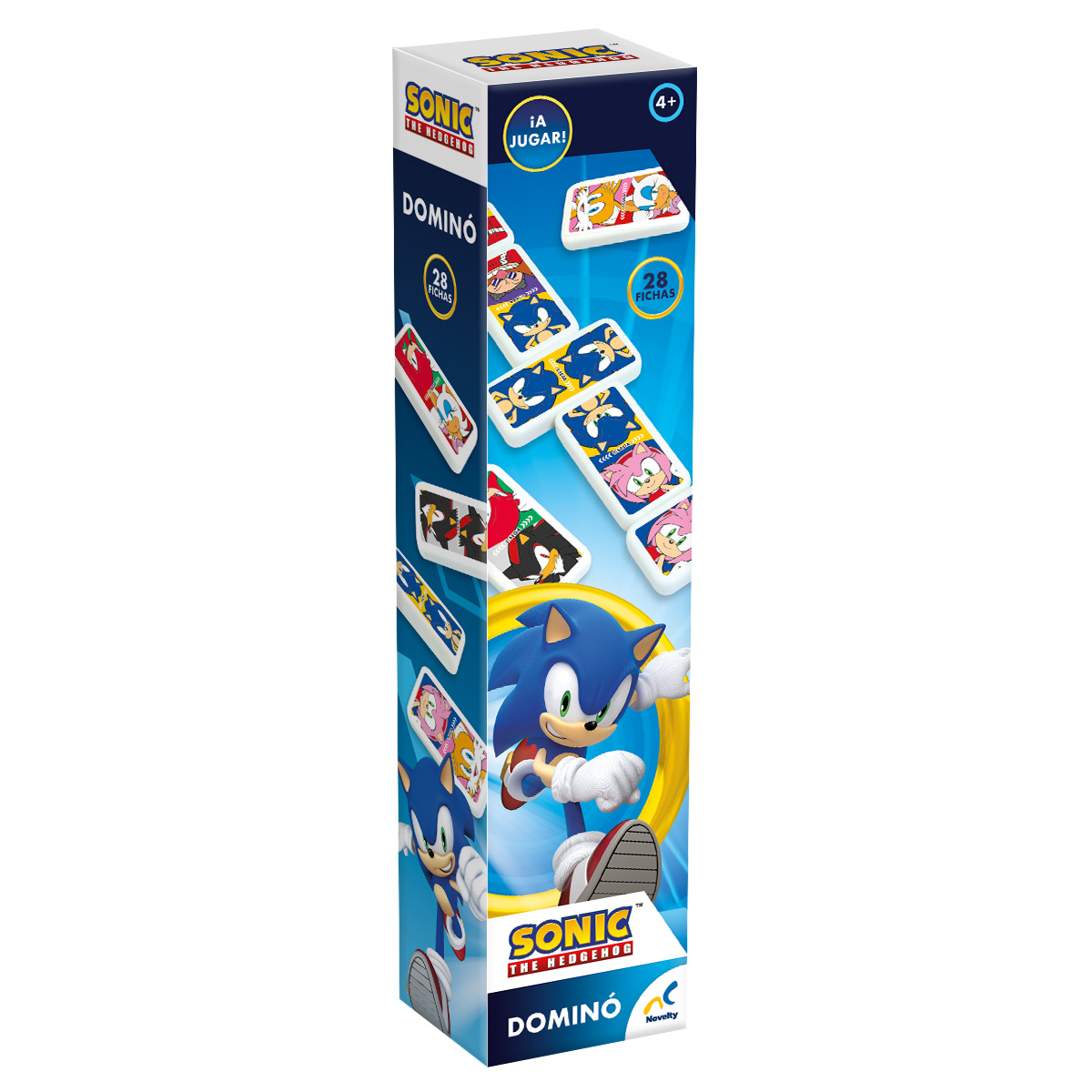 Dominó Mediano para Niños de Sonic Novelty Multicolor