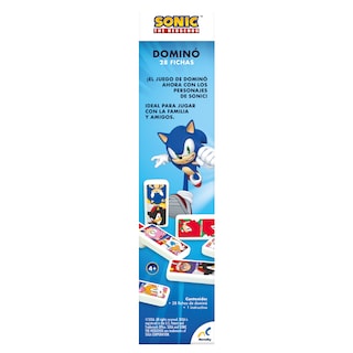 Foto 4 | Dominó Mediano para Niños de Sonic Novelty Multicolor