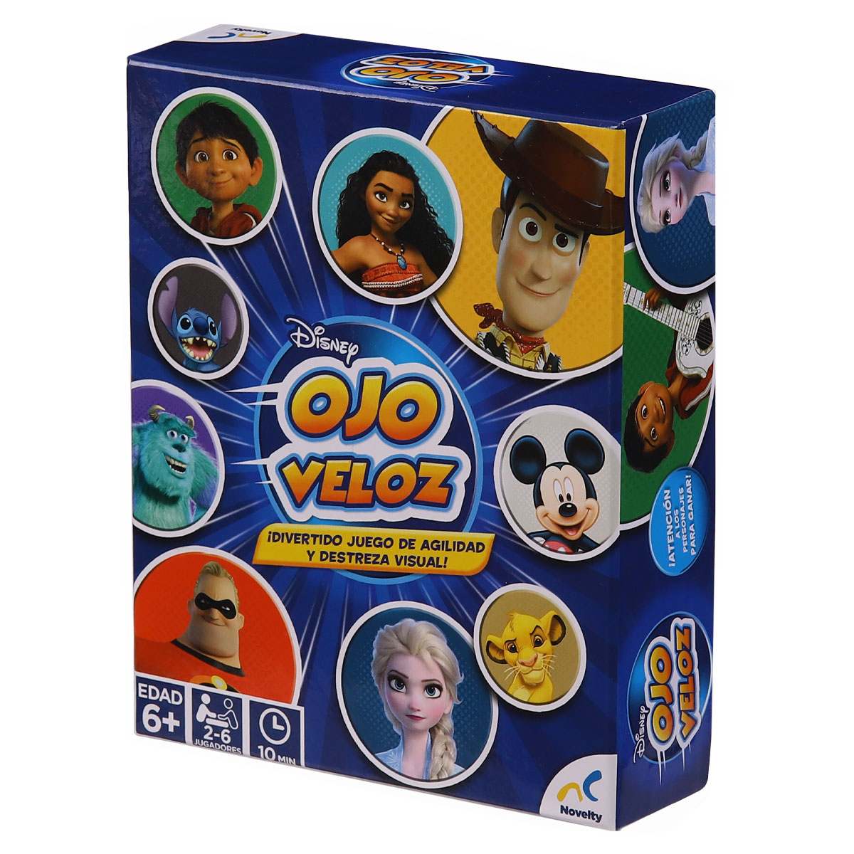 Juego de Cartas Ojo Veloz Disney Pixar Novelty Multicolor