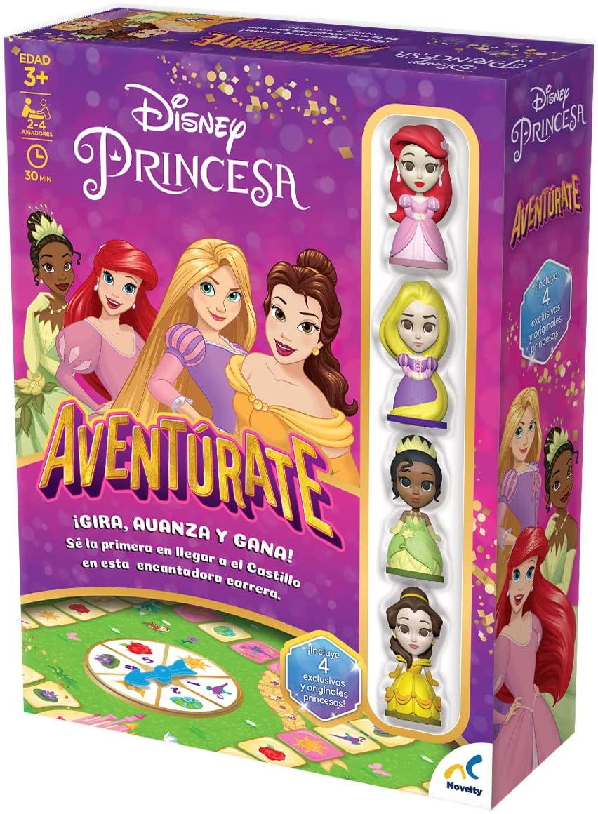 Foto 2 pulgar | Juego de Mesa Aventúrate Princesas Disney - Novelty