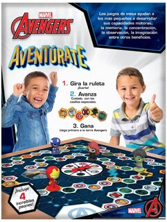 Foto 3 | Juego de Mesa Aventúrate de los Avengers - Novelty