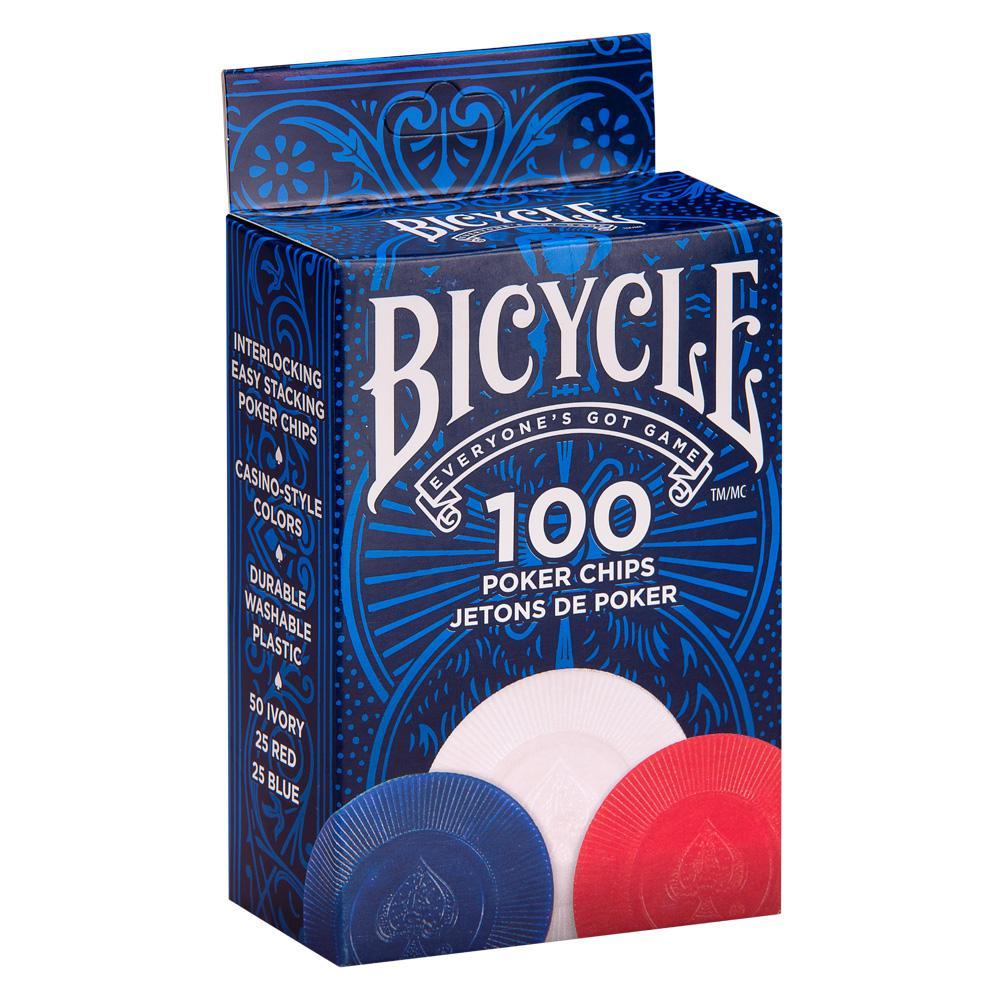 Fichas Bicycle Póker Novelty Multicolor con 100 Fichas