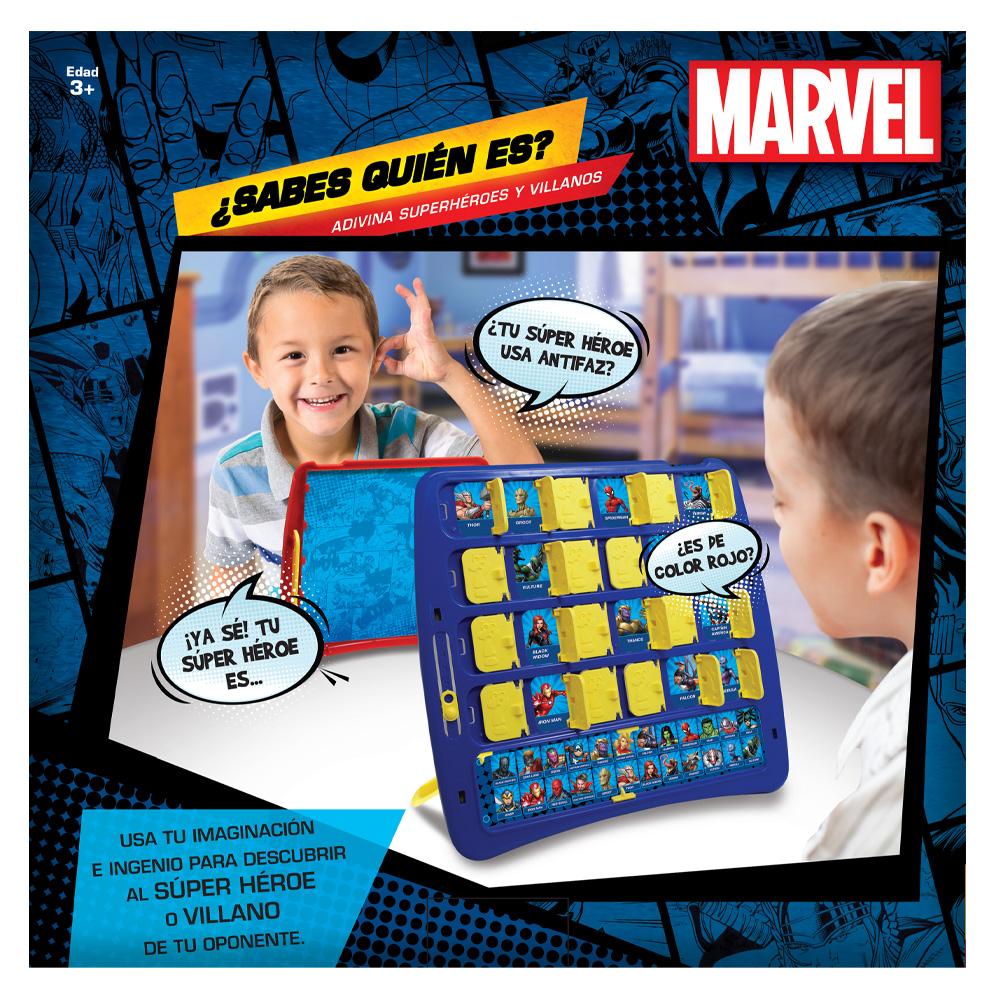 Foto 3 pulgar | Juego de Mesa ¿Sabes Quién Es? Marvel