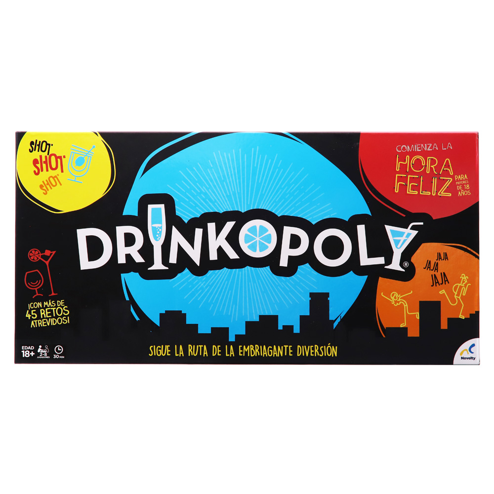 Foto 2 pulgar | Juego De Mesa Para Fiestas Drinkopoly Novelty