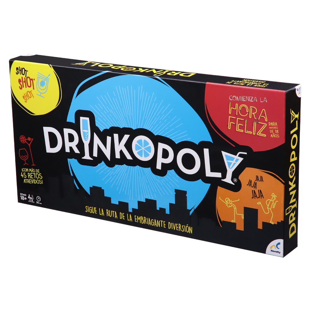 Foto 4 pulgar | Juego De Mesa Para Fiestas Drinkopoly Novelty